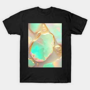 Gold opal gemstone T-Shirt